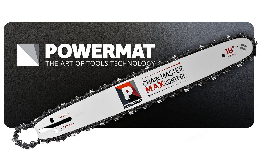Lama ghidaj fierastrau cu 2 lanturi PM-PR-18.72.2M, Powermat PM1541