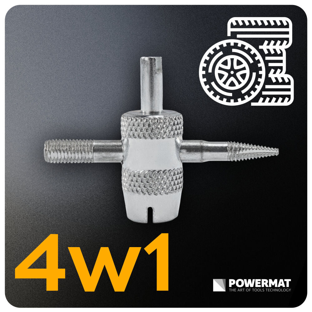 Kit reparare anvelope auto PM-ZNO-30T, 30 piese, Powermat PM1526
