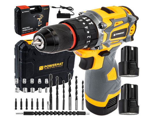 Masina de gaurit si insurubat cu acumulator PM-WA-16.8V-1.5M, Powermat PM1412