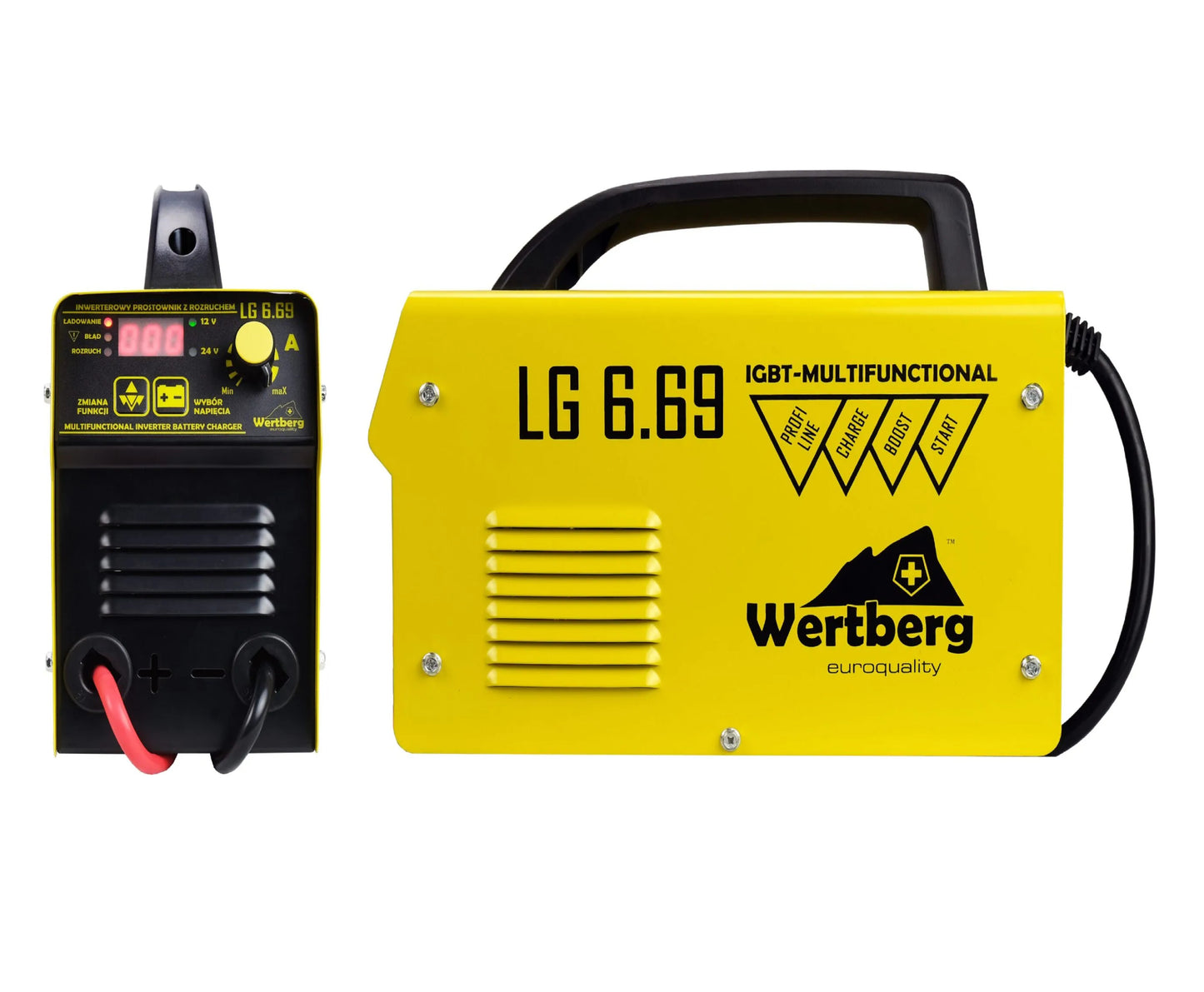 Redresor auto tip invertor cu pornire Wertberg LG 6.96, 90 A, pornire 600 A, Harder HD1021