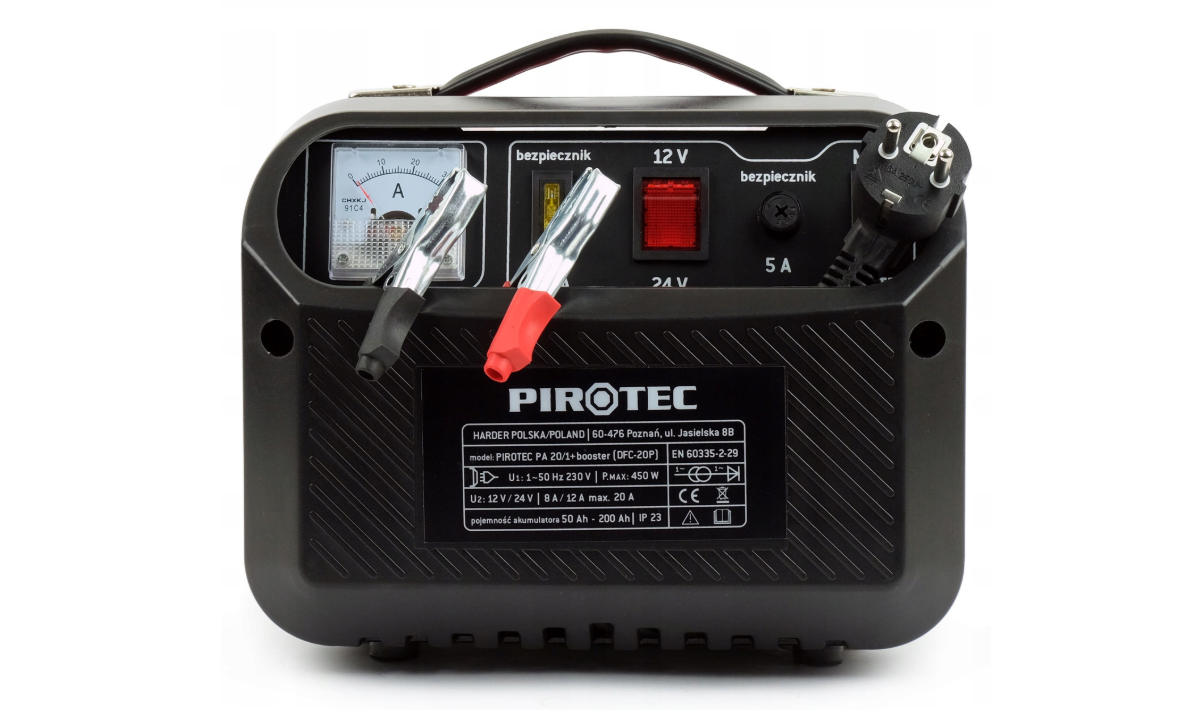 Redresor auto cu incarcare Pirotec, 50-200 Ah, 12 / 24 V, Harder HD1022