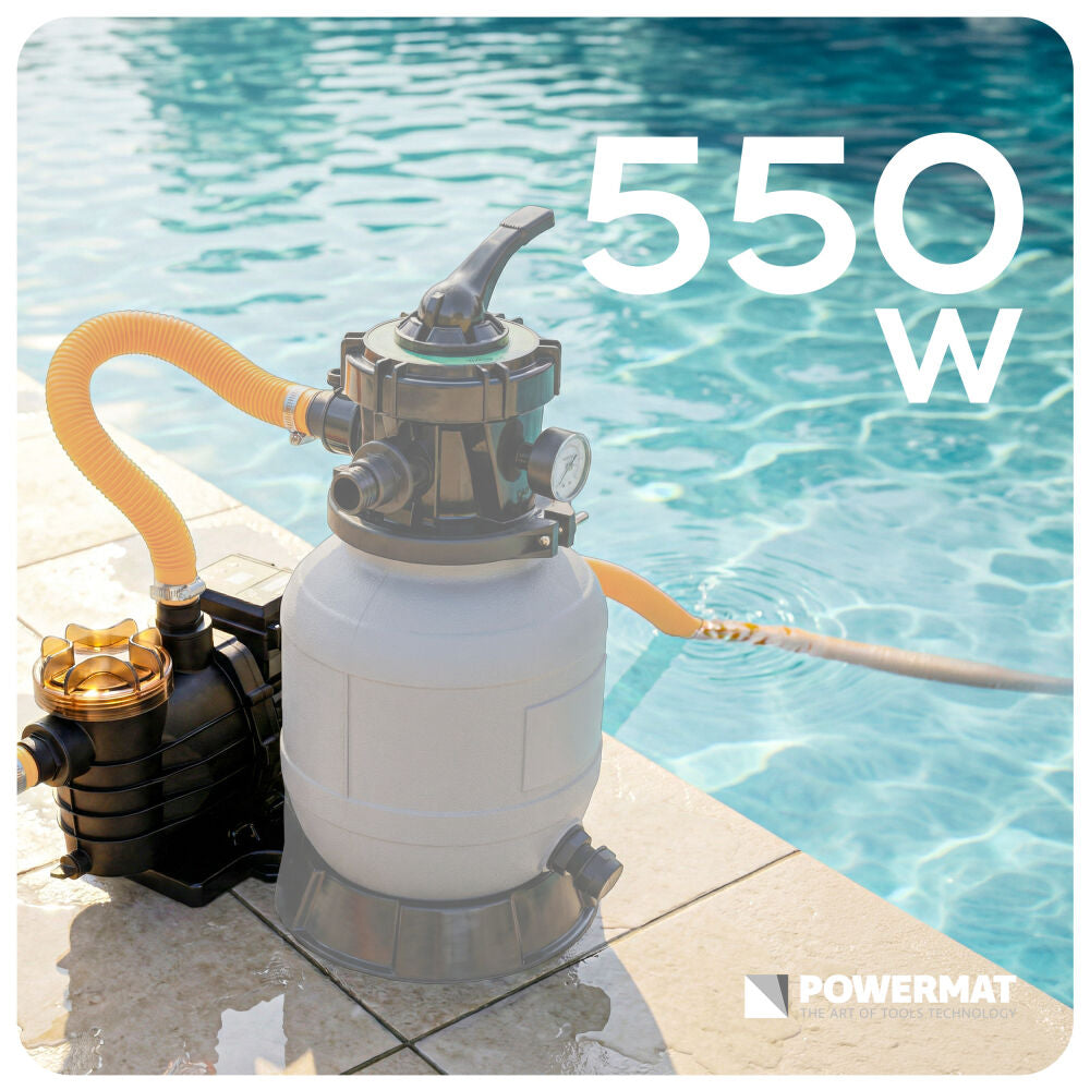 Pompa pentru piscina PM-PPDB-550JP, 550 W, Powermat PM1486