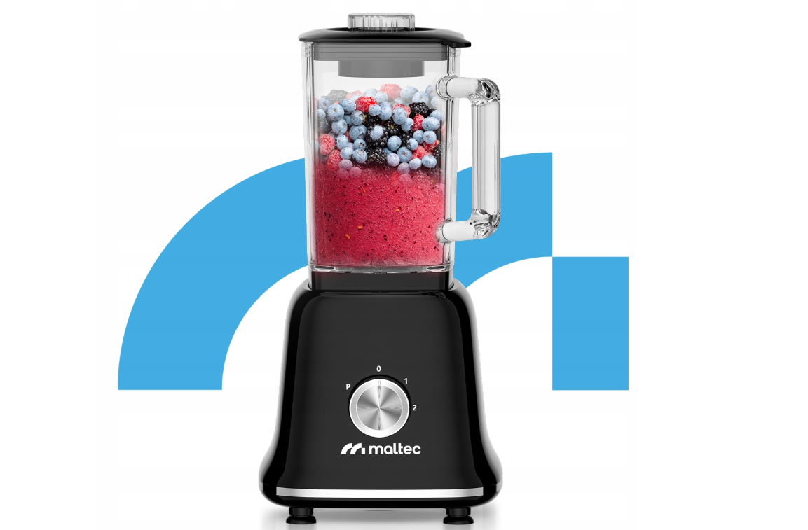 Blender Smoothie 1600 ml cu 2 recipiente 600 ml, 1800 W, MalTec 112516