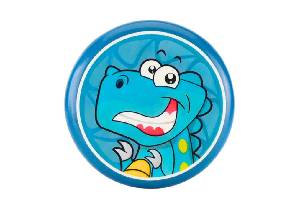 Disc frisbee cu dinozaur, albastru, 20 cm, Lean 20374