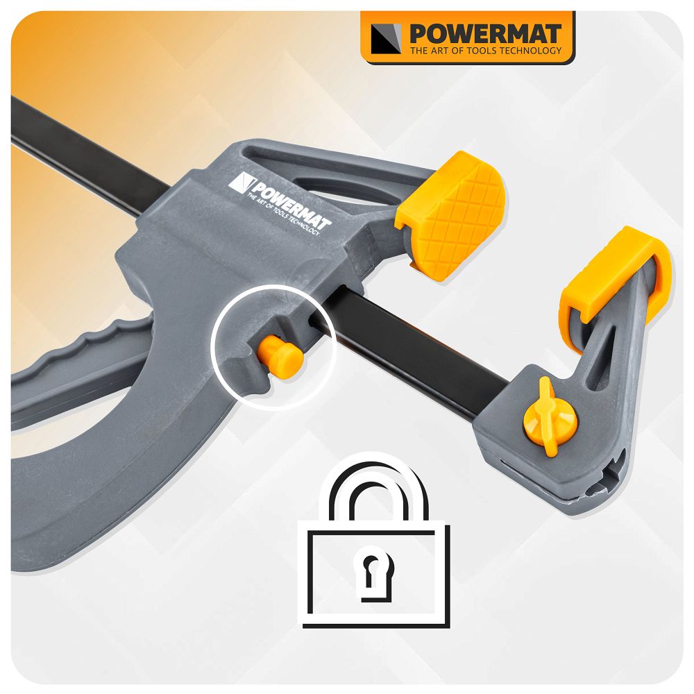Clema de tamplarie PM-SSD-8T, 200 mm, Powermat PM1430