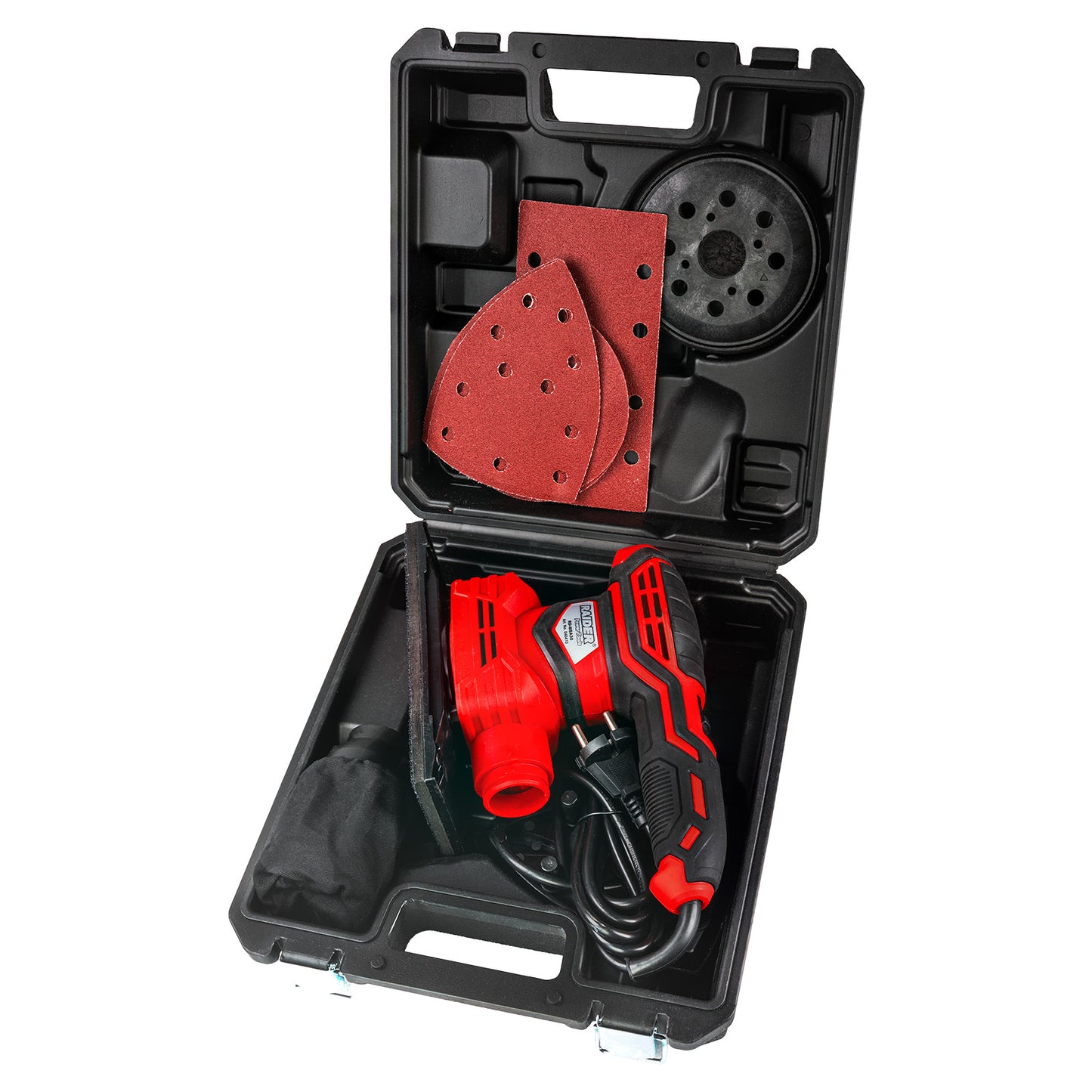 Slefuitor 3 in 1 RD-MSA30 300 W 125 mm 90 x 187 mm viteza variabila, Raider 040410