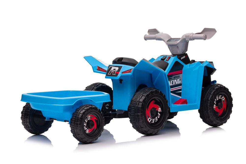 Quad electric cu remorca XMX630T, albastru, Lean 15530
