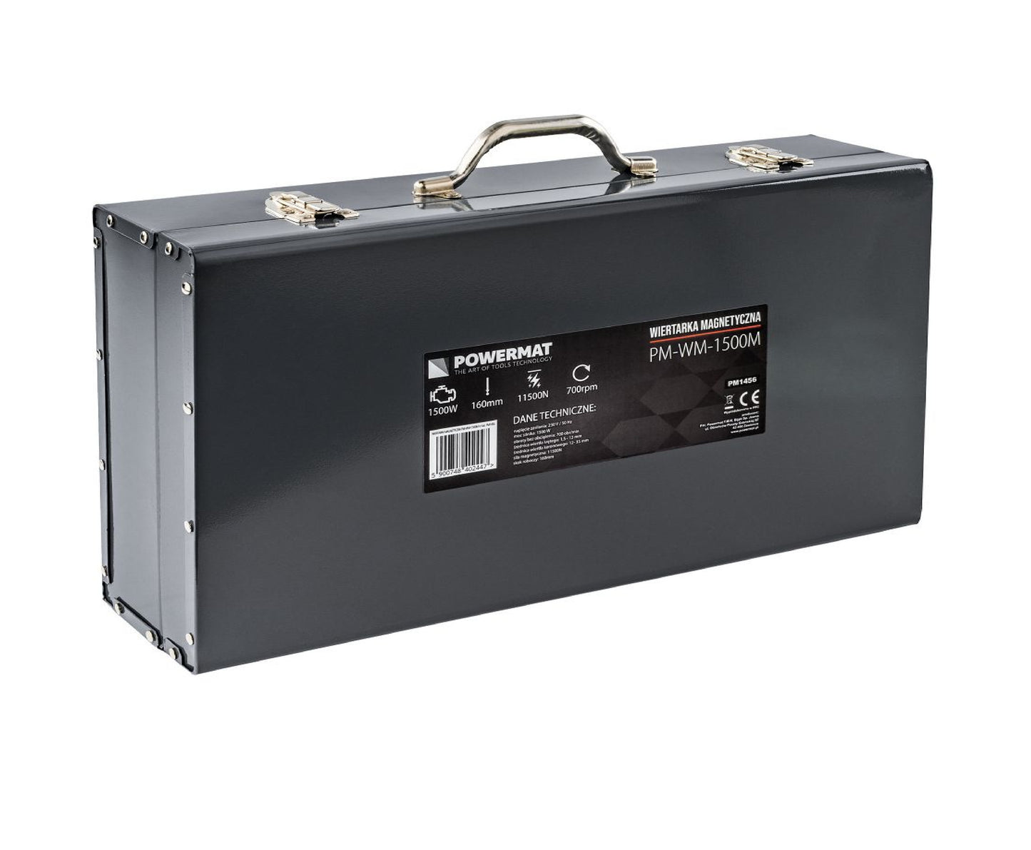 Statie de gaurit verticala cu magnet PM-WM-1500M, 1500 W, Powermat PM1456