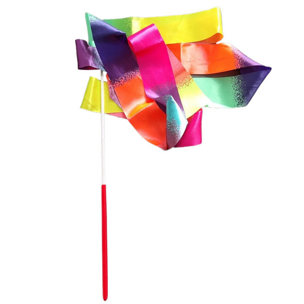 Panglica pentru gimnastica, 205 x 5 cm, multicolor, Lean 24927