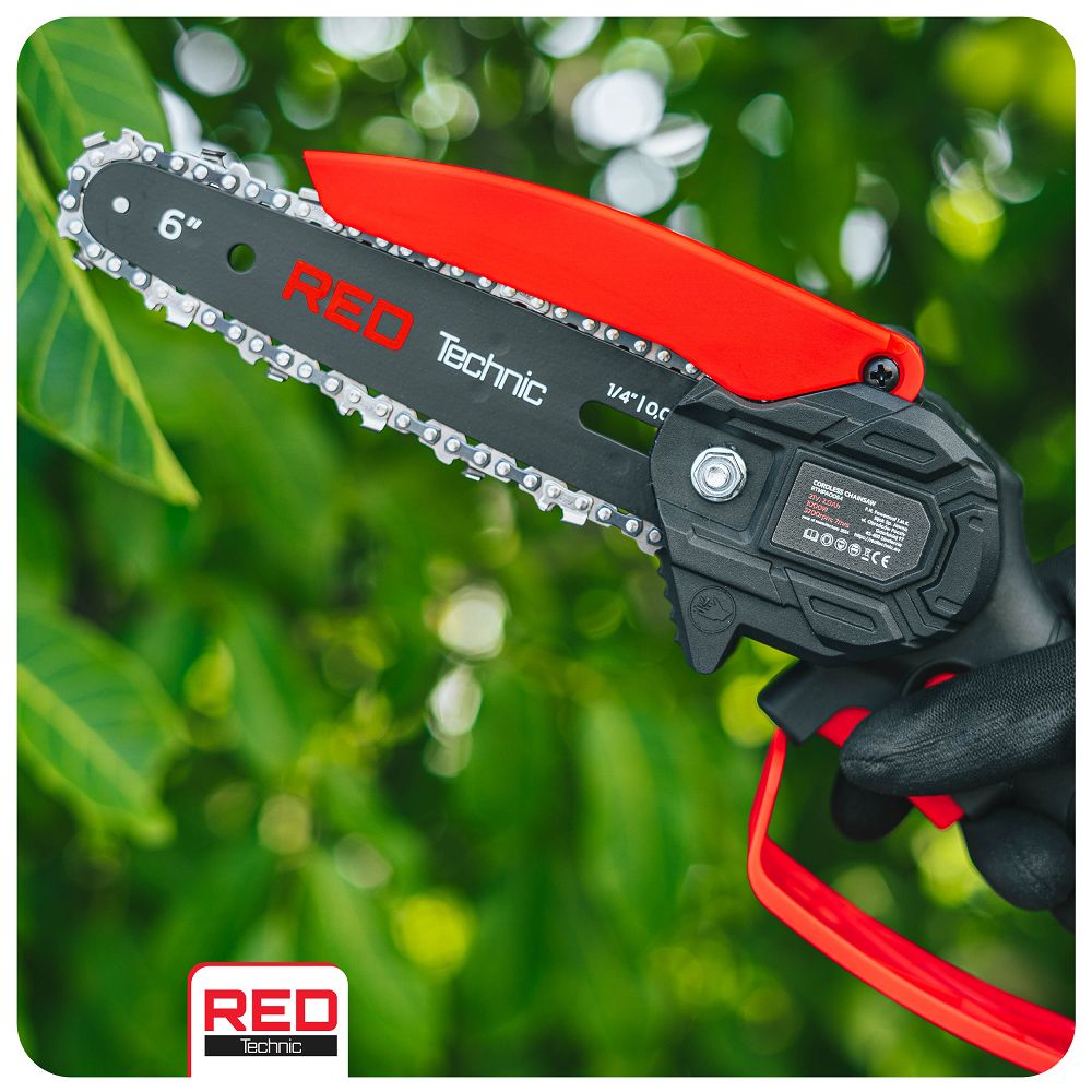 Lama de ghidaj cu lant pentru fierastrau electric, 6", Red Technic RTPR0162