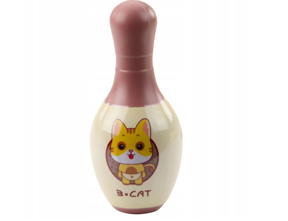 Set bowling pentru copii, 10 popice, 2 bile colorate, Lean 24324