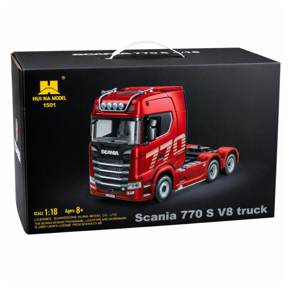 Camion Scania cu telecomanda, verde, 1:18, Lean 31583