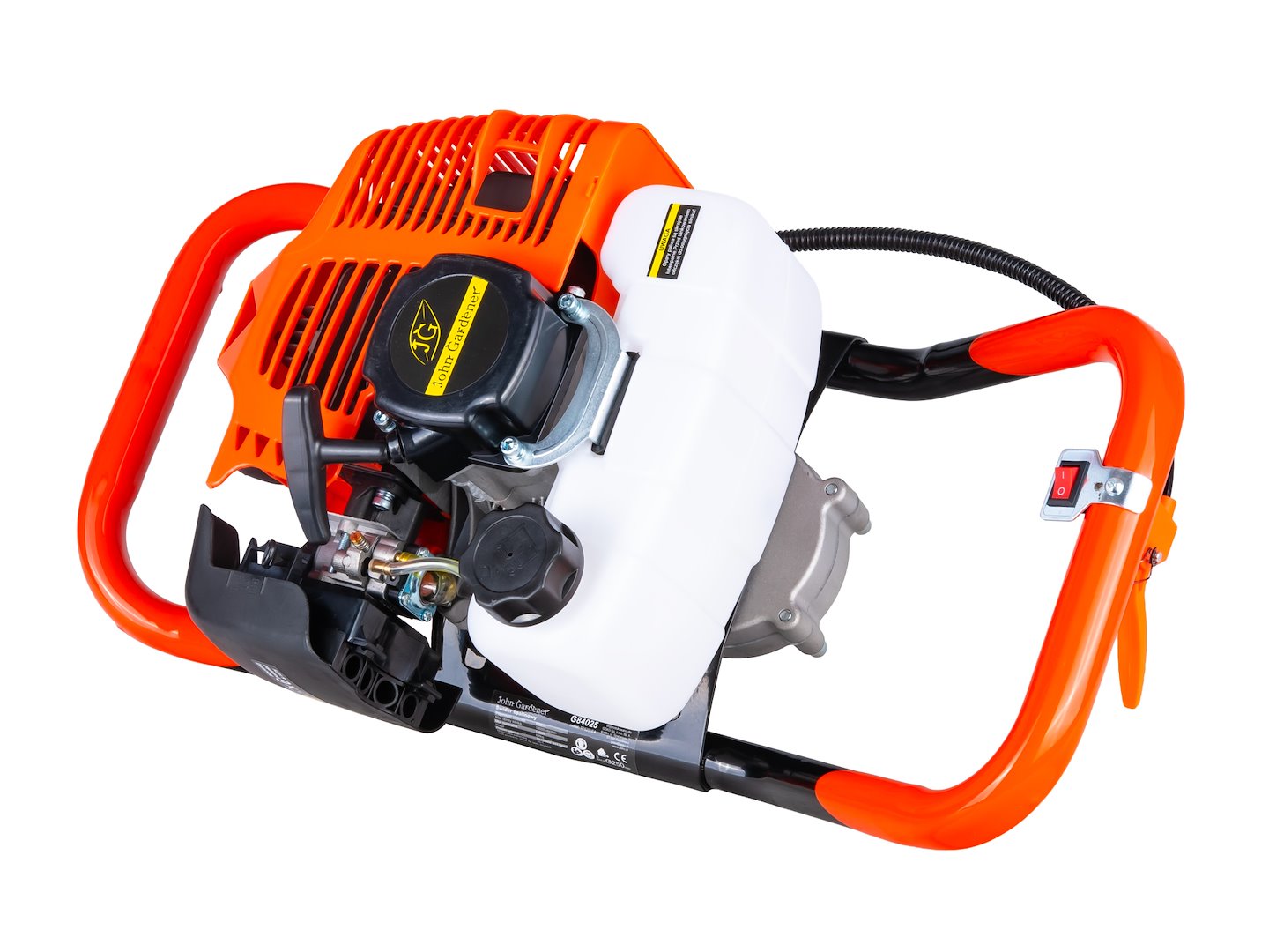 Motoburghiu, 1.4 kW, foreze incluse (10cm, 15cm, 20cm) + adaptor 50cm, John Gardener G84025