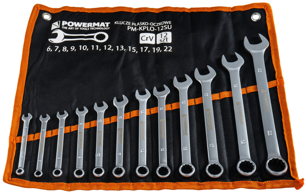 Set chei combinate PM-KPLO-12SU, 12 bucati, Powermat PM1621