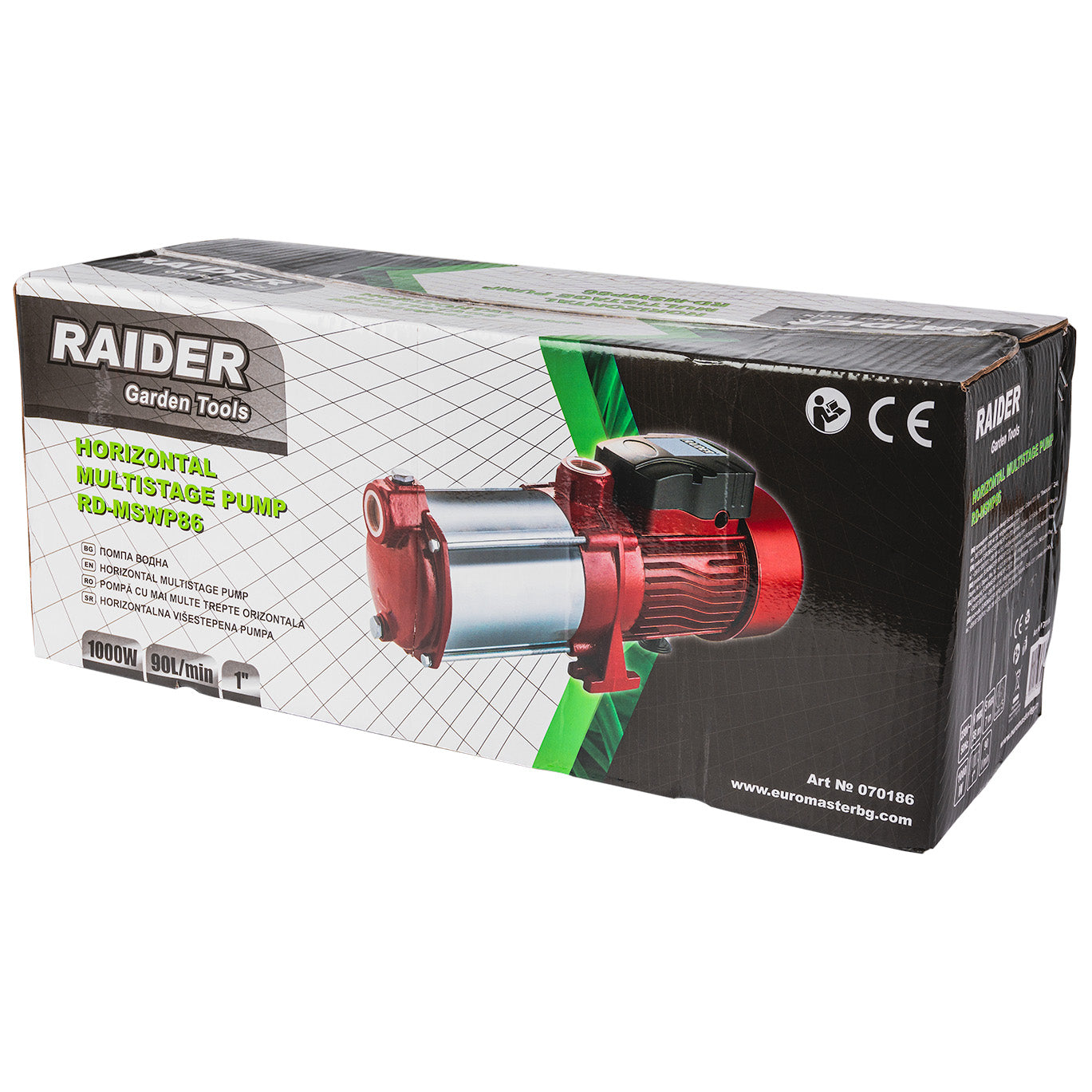 Pompa multietajata RD-MSWP86 5T 1 kW 90 l / min 58 m, Raider 070186