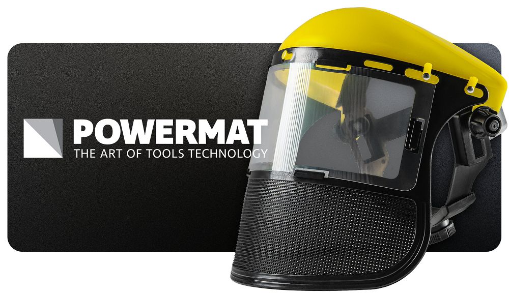 Casca pentru protectie motocoasa cu viziera PM-MDK-PS1M, Powermat PM1657