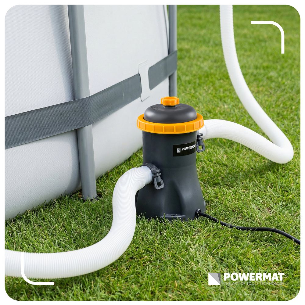 Pompa filtrare apa piscina PM-PFDB-16T, 16 W, Powermat PM1512