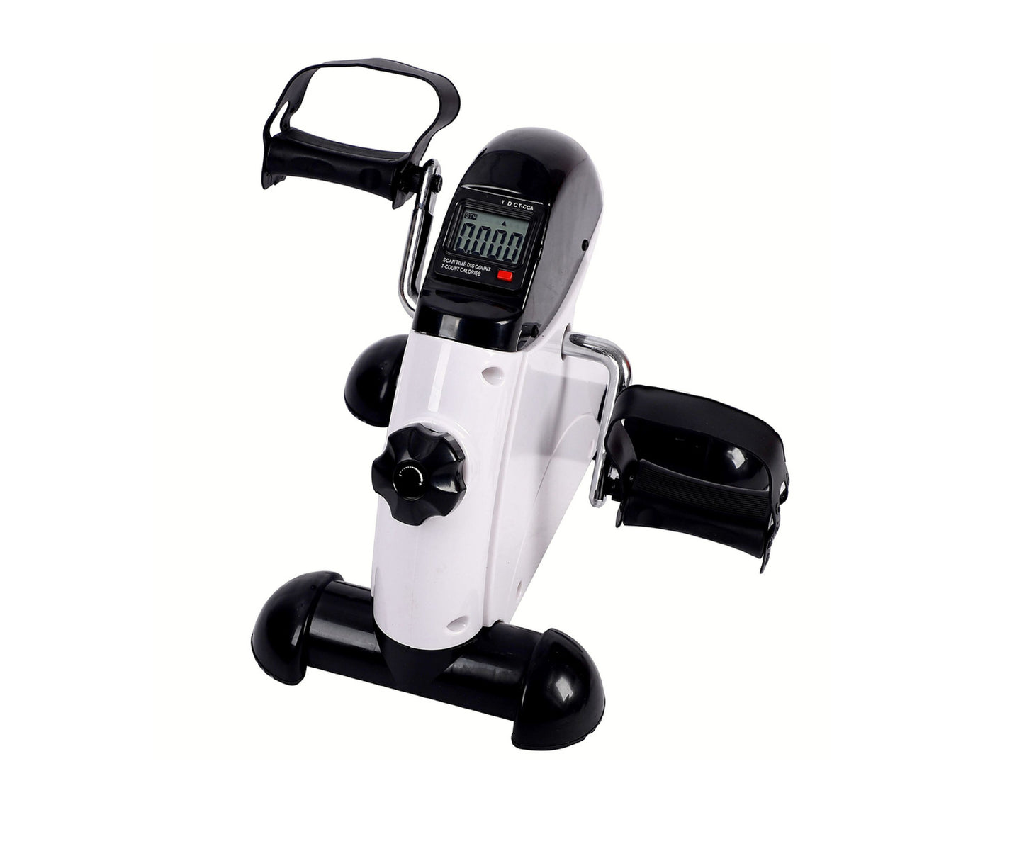 Mini bicicleta fitness cu contor LCD, alb, Lean 29310