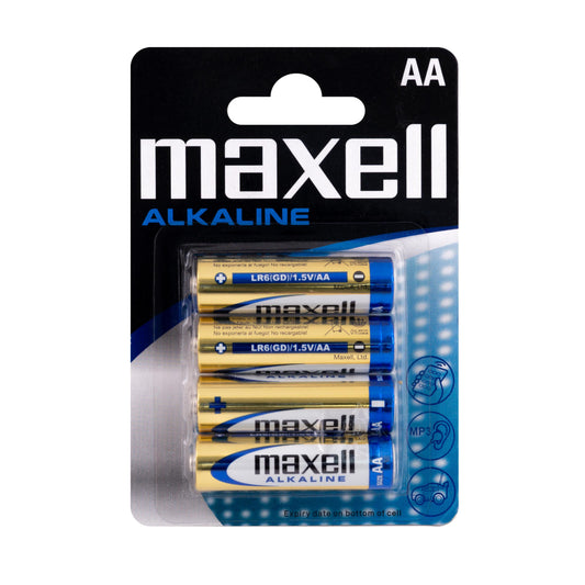 Baterii alcaline Maxwell AA LR6, 4 bucati 106945