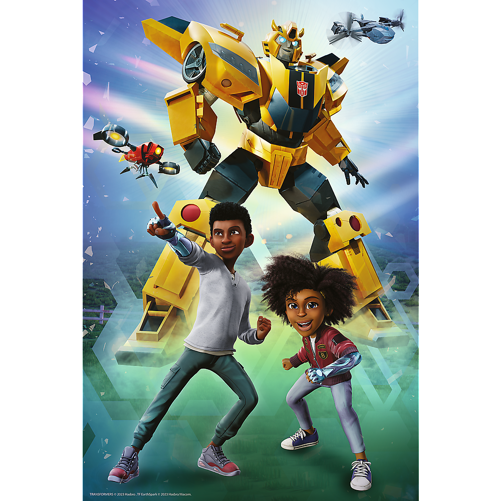 Puzzle Trefl Transformers Echipa Magnifica, 100 piese, Lean 25972