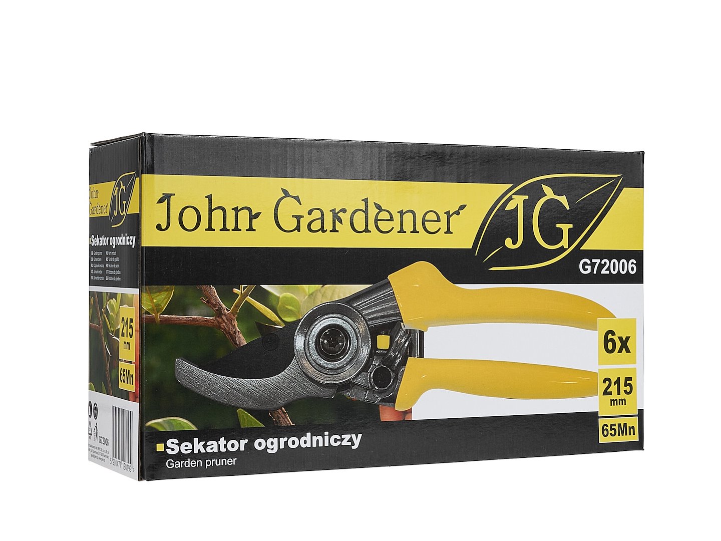 Foarfeca pentru gradina cu bypass, 215 mm, John Gardener G72006