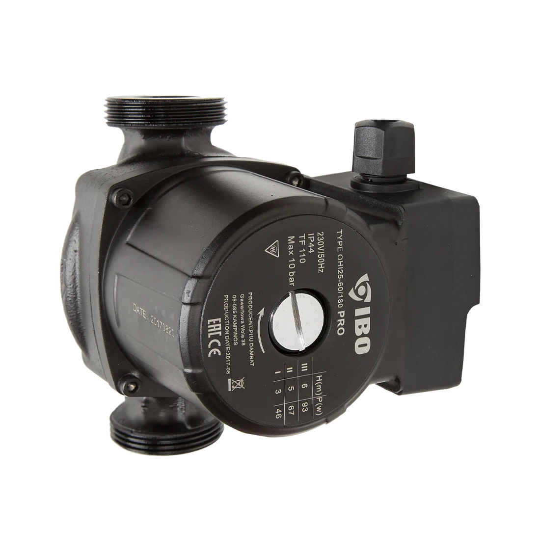 Pompa de recirculare pentru incalzire OHI 15-60/130 PRO, 55 l / min, Ibo Dambat IB511850