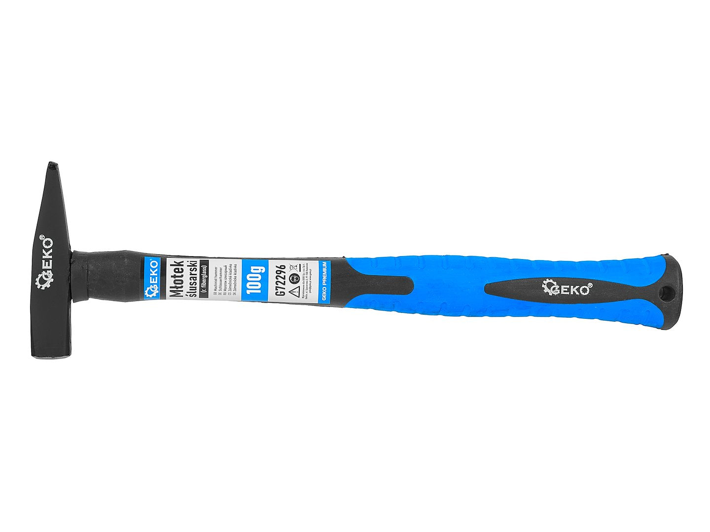 Set ciocane cu maner din fibra de sticla, 100g - 2000 g, 7 bucati, Geko G72296