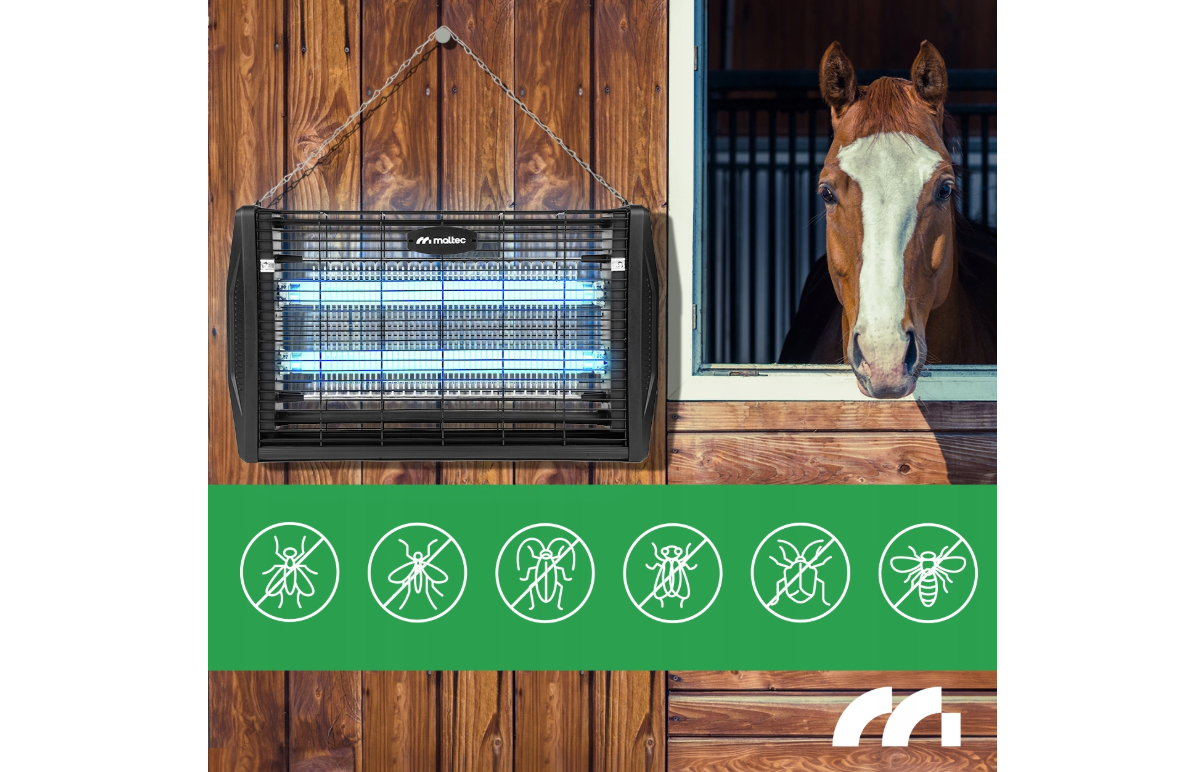 Lampa anti-insecte, 20 W, 3800 V, MalTec 112548