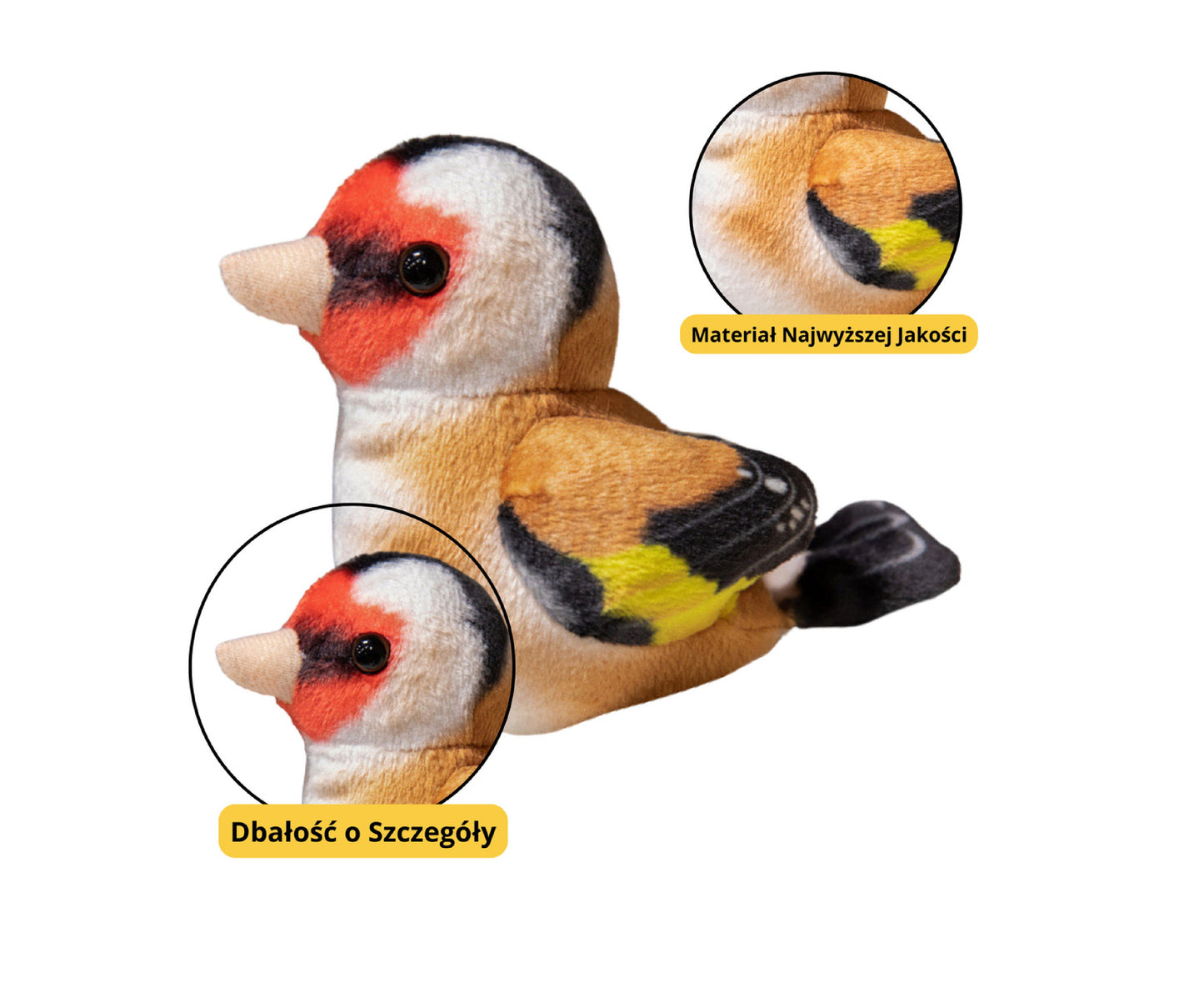 Pasare de plus mica, 10 cm, Lean 22559