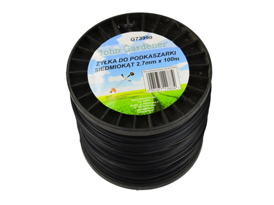 Picture of Fir taiere pentru masini de tuns iarba, hexagonala din plastic, 2.7mm x 100m, GEKO G73990