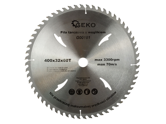 Picture of Disc pentru lemn 400x32x60T, Geko G00161