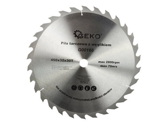 Picture of Disc pentru lemn 450x32x30T, Geko G00166