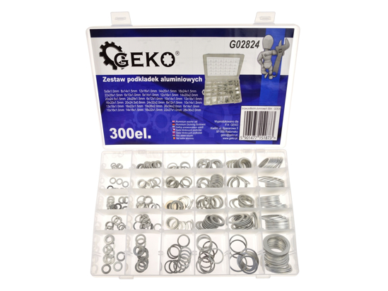 Picture of Set saibe din aluminiu 300 piese, GEKO G02824