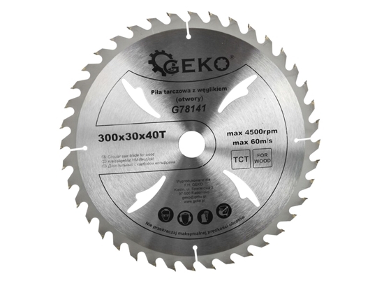 Picture of Disc pentru lemn, 300x30x40T, GEKO G78141