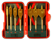 Picture of Set burghie pentru lemn plate Ø10-32mm 7 piese, Raider 157794