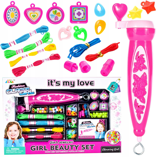 Picture of Set de accesorii + braider pentru stilizarea parului, Malplay 107481