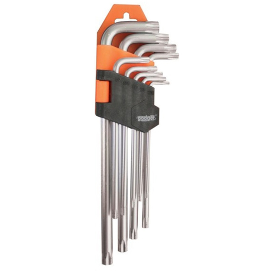 Picture of Set chei cu profil TORX (fara gaura), TX 10-TX 50, 9 bucati, Gadget, 390151