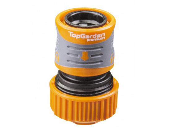 Picture of Mufa cu stop 3/4", lock, Topgarden 400303