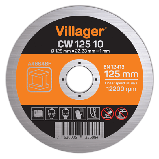 Picture of Disc taiere metal CW 12510 125  x 1.0 mm, Villager VL023770