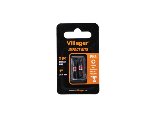 Picture of Set 2 biti PH3 25 mm, Villager VL059889