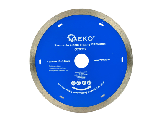 Picture of Disc diamantat - taiere gresie, GEKO PREMIUM G78332