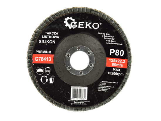 Picture of Disc abraziv ”SILIKON" 125mm, GEKO PREMIUM G78413