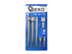 Picture of Set adaptoare chei tubulare HEX, 1/4 "3/8" 1/2", 6 elemente, Geko G10172