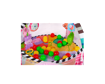 Picture of Set centru de activitati Hippo, roz, 30 bile colorate, MalPlay 108427