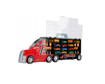 Picture of Set camion cu masinute, covoras, 29 elemente, MalPlay 108442