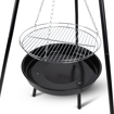 Picture of Trepied cu vatra suspendata pentru gratar de gradina TripleBBQ GM10000, 155 cm, MalTec 109992