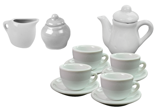 Picture of Set ceai creativ din portelan pentru pictura, 8 elemente, Lean 10771