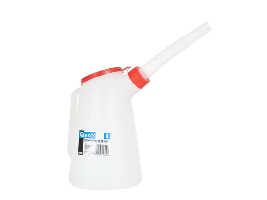 Picture of Canistra de plastic pentru amestec ulei si benzina, 1 l, Geko G02639