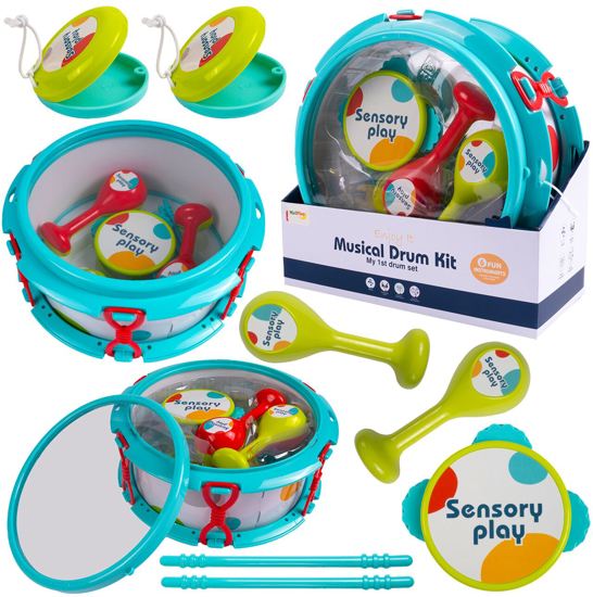 Picture of Set 4 instrumente muzicale pentru bebelusi, MalPlay 110135