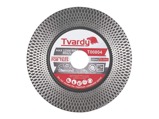 Picture of Disc diamantat pentru slefuirea si taierea gresiei, 125 x 25 x 22.23 mm, Tvardy T00804